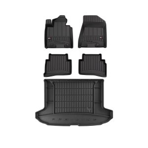 Hyundai Tucson Floor-Trunk Mats - Omac - 3D Premium - Black - 2016-2021